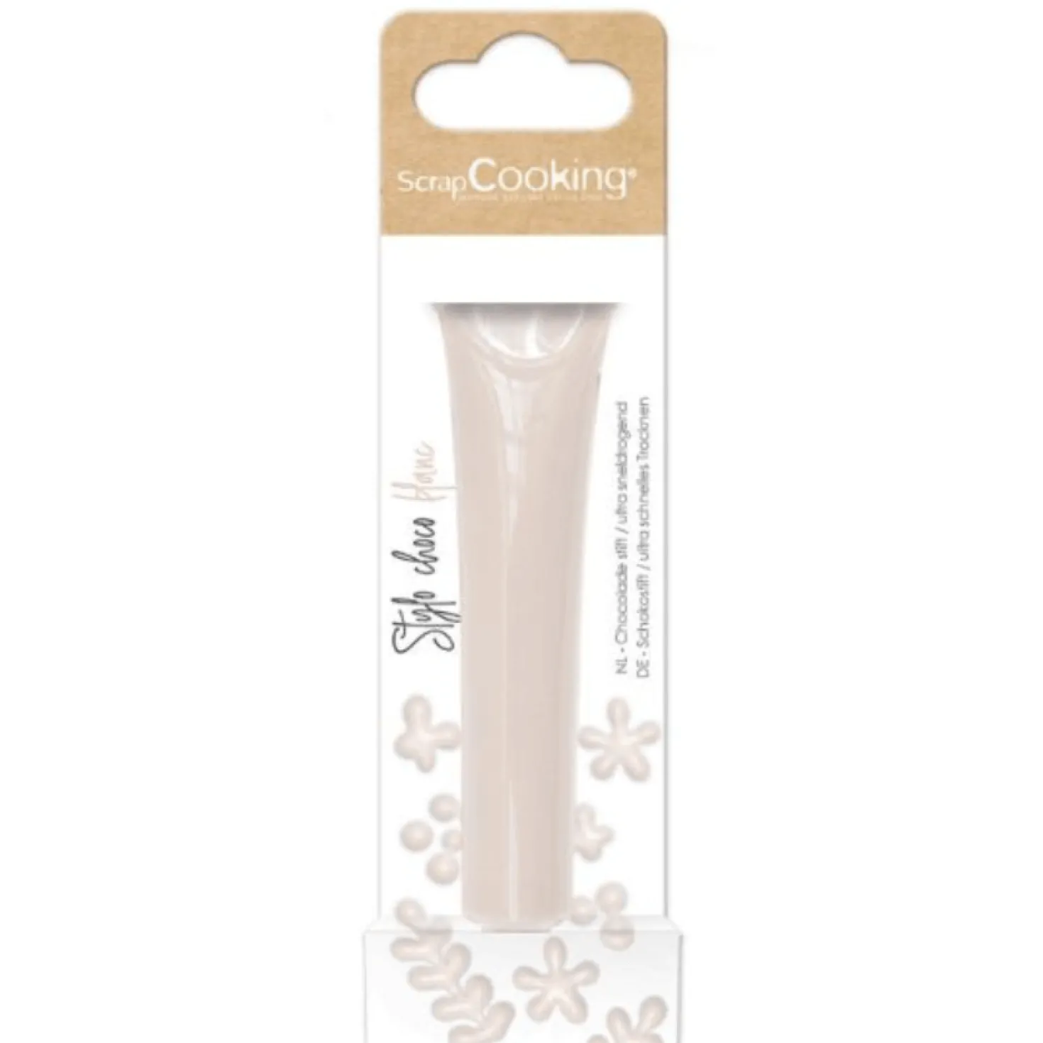 Stylo glaçage biscuits blanc 25g - Scrapcooking