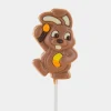 Sucette chocolat lait lapin de Pâques Pablo 25g - Belfine