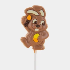 Sucette chocolat lait lapin de Pâques Pablo 25g - Belfine