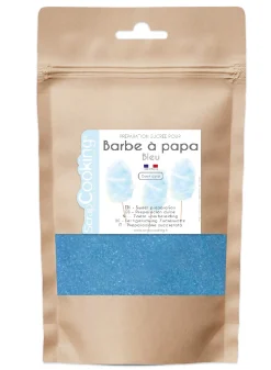 Sucre Barbe à papa 160 gr bleu cola - Scrapcooking