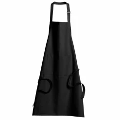 Tablier noir en coton recyclé - Winkler