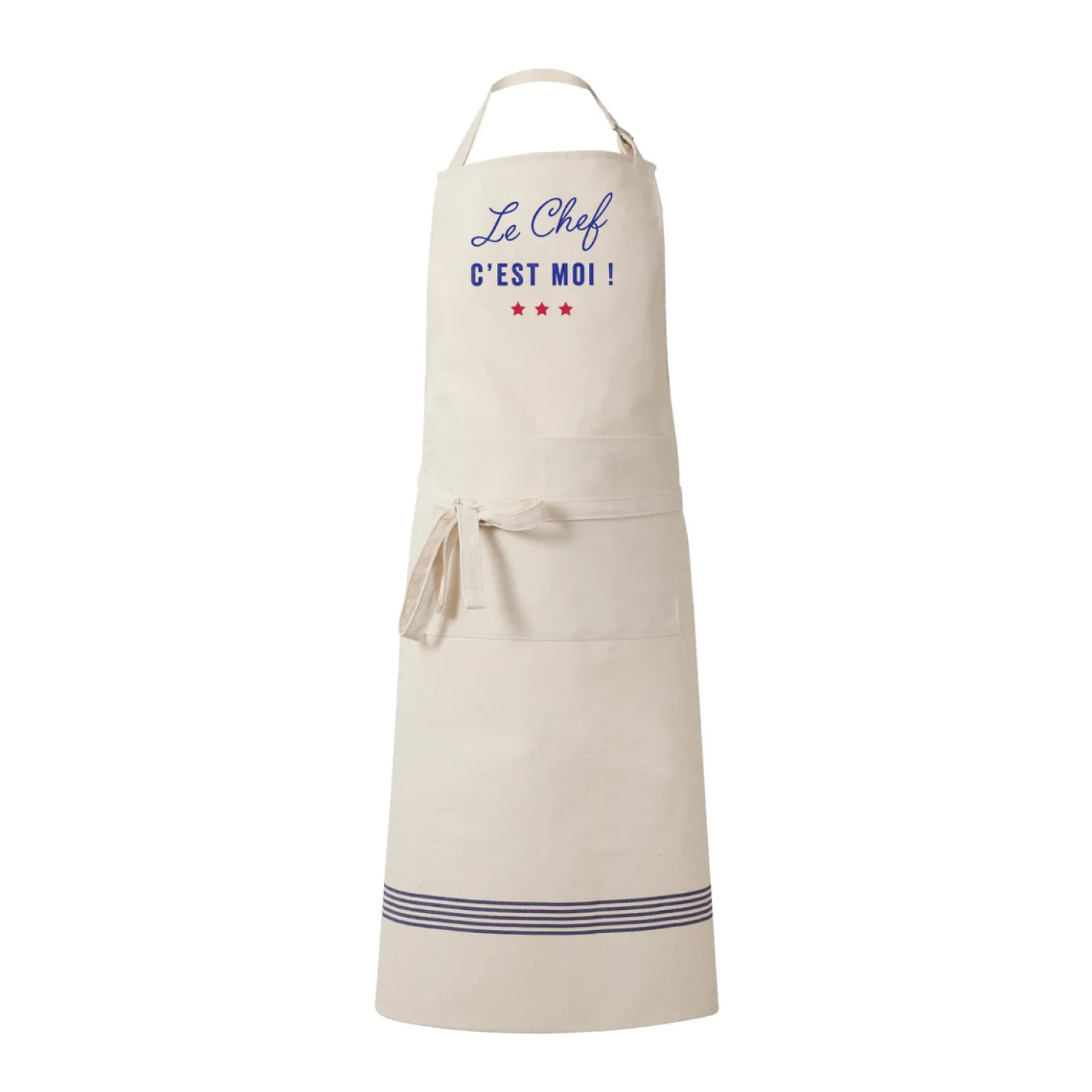 Tablier "le chef c'est moi" - Tissage de l´ouest
