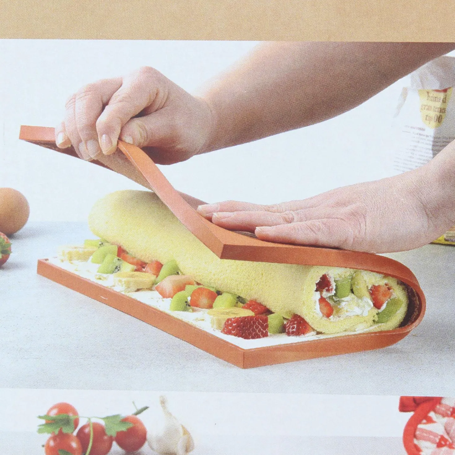 Tapis de cuisson carré à rebord - Alice Délice