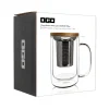 Tisanière en verre double paroi 350 ml Gustave- Ogo Living