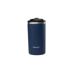 Travel mug isotherme bleu nuit 350 ml - Qwetch