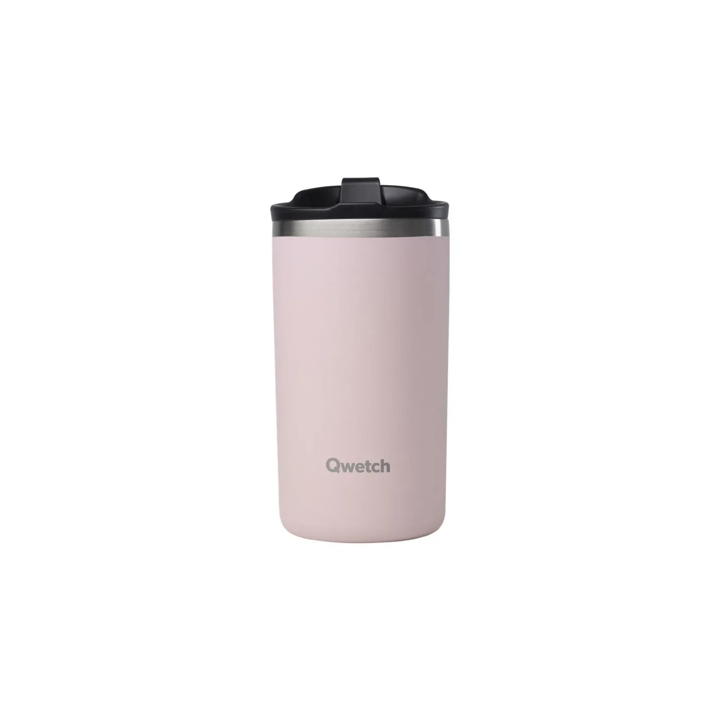 Travel mug isotherme pastel rose - 350 ml - Qwetch