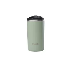 Travel mug isotherme vert tilleul - 350 ml - Qwetch