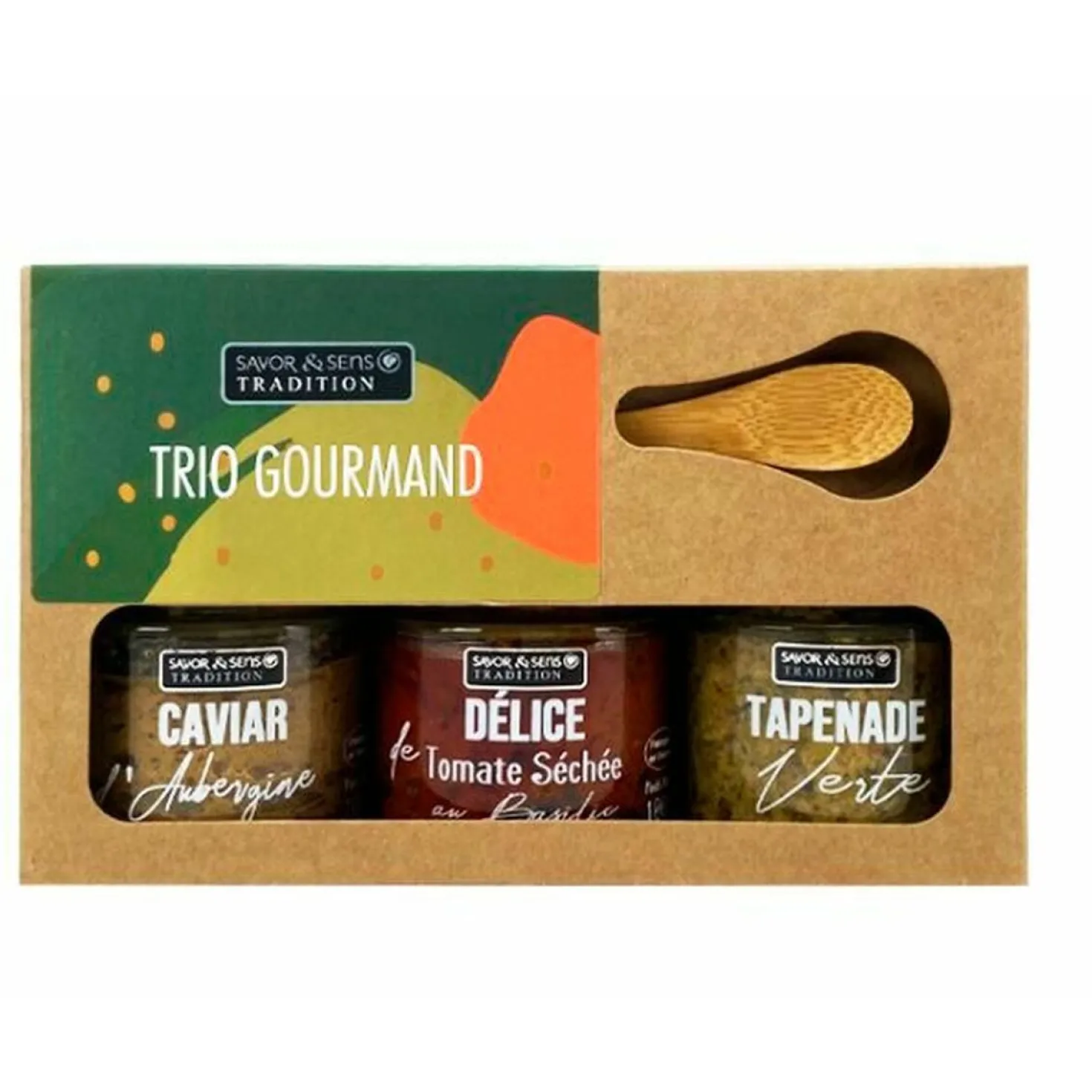 Trio tartinables Aubergine. Tomate. Tapenade - Savor et Sens